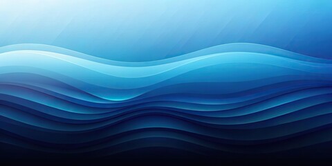 Fototapeta premium soft blue wave gradient mesh wallpaper with dark blue and light blue color gradient, asymmetrical design