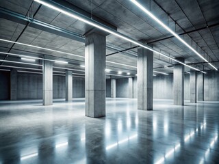Modern Industrial Interior with Concrete Elements