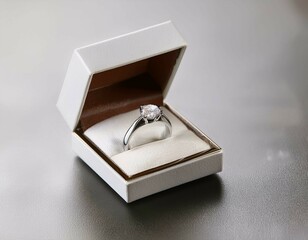 wedding rings in a box