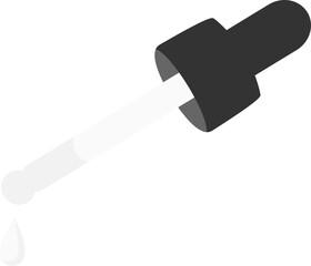 serum dropper illustration