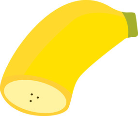 Sliced Banana Fruit