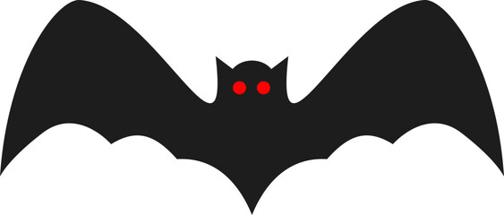 Dark bat animal