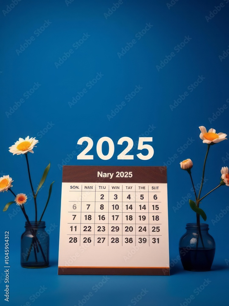 Wall mural 2025 happy new year greeting card, with two glasses of champagne and lights. new year 2025. ultra re