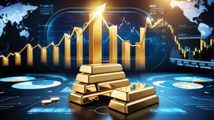 Business report chart economy investment research or audit stock financial finance management on analysis data strategy with graph accounting marketing concept