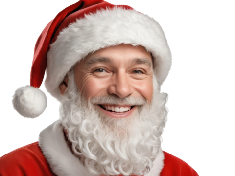 smiling santa claus
