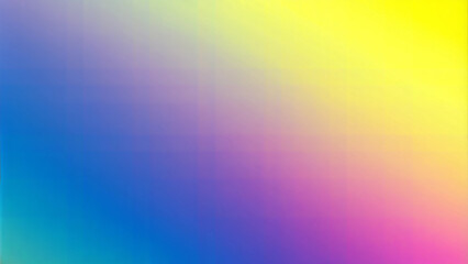 Obraz premium Vibrant gradient abstract background transitioning from blue to purple to yellow 