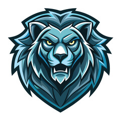 Obraz premium Snow Leopard Portrait With Angry Fangs