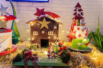 Christmas toys at the fair