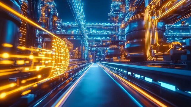 A series of infographics showcasing industrial innovation hubs, driving technological advancements. Minimalism, innovation,