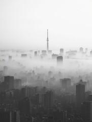 Foggy Cityscape