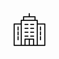 building skyscraper icon sign vector