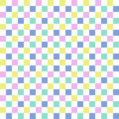 Abstract seamless fabric Background of geometric square pattern with pastel tone for wallpaper,fabric,printing and poster