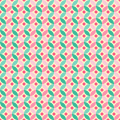 Abstract seamless fabric Background of geometric circle pattern for wallpaper,fabric,printing and poster