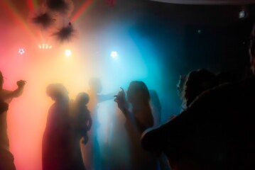 people dancing in the club
