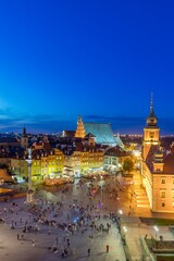 Fototapeta premium Warsaw, Poland, Castle Square