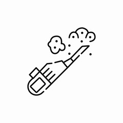 hand vacuum cleaner icon sign vector