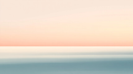 Fototapeta premium Abstract Blurred Sunset Horizon Background Minimalist Design