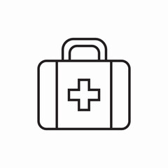 first aid kit icon sign vector