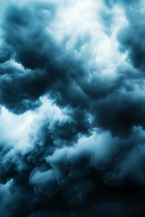 Dark Storm Clouds in a Dramatic Sky