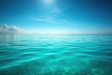 Fototapeta premium Soothing background of tranquil turquoise ocean waters