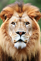 Fototapeta premium majestic lion portrait