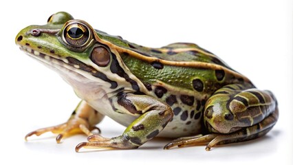 Fototapeta premium Southern leopard frog with asymmetrical pattern