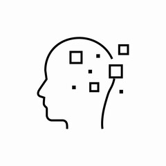 brainstorm mind icon sign vector
