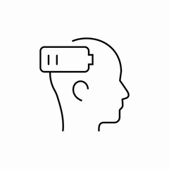 low battery icon sign vector