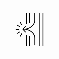 unbreathable clothing icon sign vector