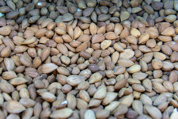 nutrition texture brown snack organic seed isolated natural healthy dry food vegetarian market