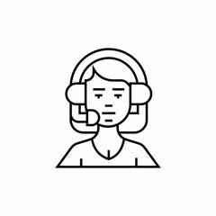 support center icon sign vector