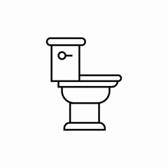 toilet bathroom icon sign vector
