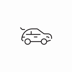 car trunk open icon sign vector