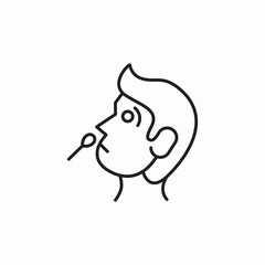 no luggage icon sign vector