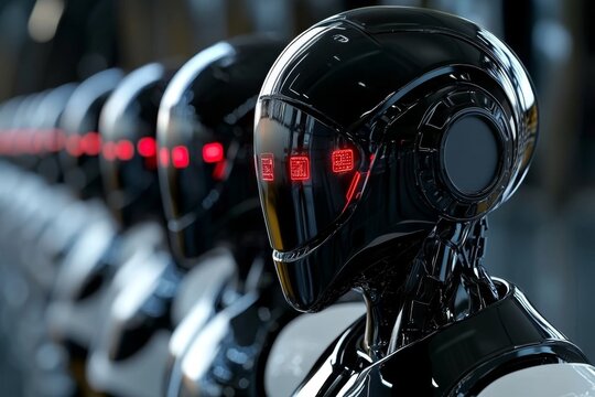 Advanced technology used to perpetuate unfair treatment in the workplace, with biased algorithms creating inequality in a futuristic setting