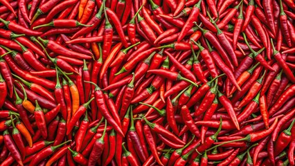 Fototapeta premium Spicy red hot chili peppers on aerial view