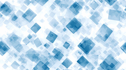 Dynamic Blue Cube Background Representing Technological Innovation and Creativity in Modern Design