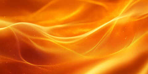 Fototapeta premium Abstract background showcasing a smooth orange texture, with bright tangerine hues dissolving into deep burnt orange. The image should have a lightly grained texture with warm, glowing highlights