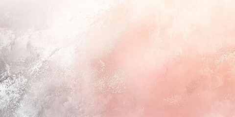 Fototapeta premium Soft peach to light gray grainy gradient abstract background, with a fine noise texture for an elegant, understated banner or header design