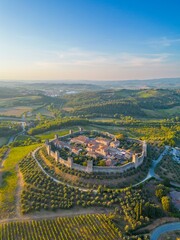 Monteriggioni, Siena, Tuscany, Italy