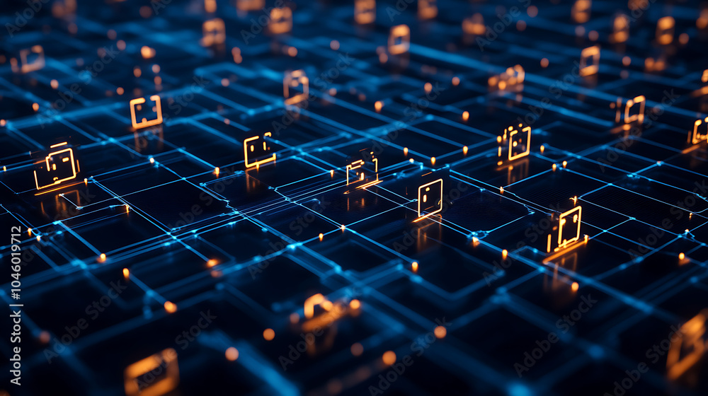 Poster Cyber ??security and data protection internet network security protect business and financial transaction data from cyber attack user private data security encryption