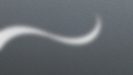 Wavy gray shapes ripple across a gradient background, shifting from dark to light grey with a gritty, grainy texture and noise effects, well-suited for web banners and poster layouts.