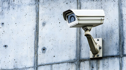 Security camera mounted on