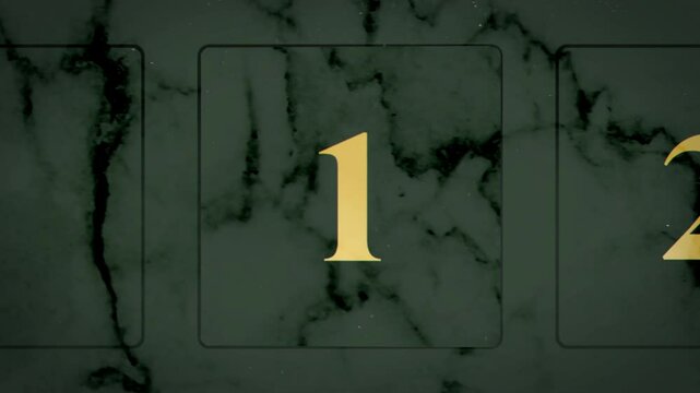 Christmas Advent Calendar Animation, Door Number 1, Green Screen Reveal Transition, Xmas Advent Calendar Doors
