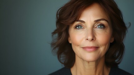 Naklejka premium Create a video showcasing a patient's facial contouring transformation, from sagging skin to a more lifted appearance post-facelift