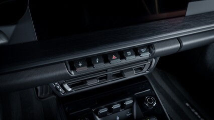 Hazard switch inside of a car