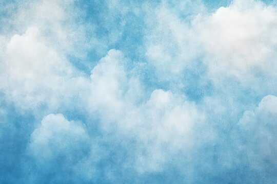 Fototapeta Soft baby blue wallpaper with a gentle, cloud-like texture and subtle gradients