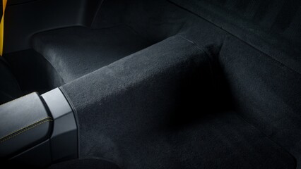 Rear seat delete in a car