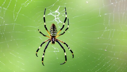 Intricate Dance of a Spider on a Delicate Web