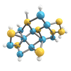 Sodium chloride molecular structure diagram